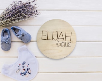 Nombre personalizado Signo de anuncio de bebé, Estadísticas de nacimiento personalizadas Signo de nombre del hospital, Signo de nombre de guardería, Signo de nombre de bebé, Anuncio de nacimiento