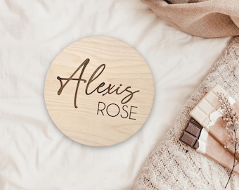 Letrero de anuncio de bebé con nombre personalizado, Letrero de nombre de hospital de estadísticas de nacimiento personalizado, Letrero de nombre de guardería, Letrero de nombre de bebé, Anuncio de nacimiento