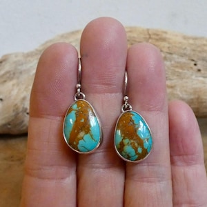 Pendientes Royston Turquesa - Plata de Ley 925 imagen 2