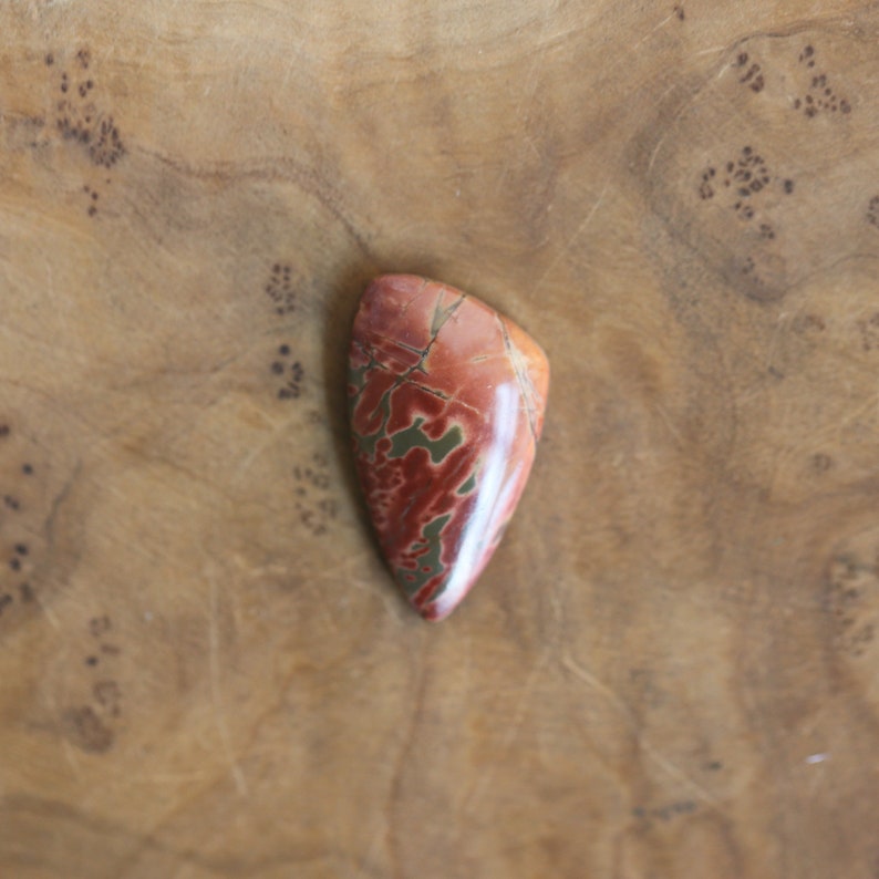 Red Creek Jasper Ring OOAK Ring Silversmith Ring Hammered Silver Ring One