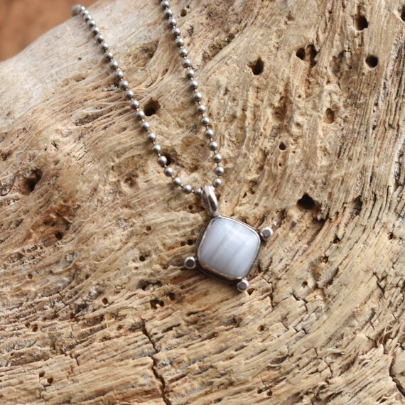 Agate necklace best sale etsy