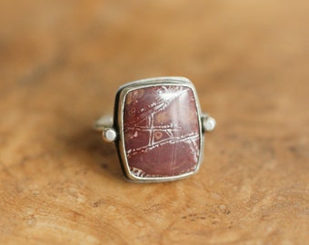 Sonora Chelsea Ring - Sonora Jasper Ring - .925 Sterling Silver Ring - Silversmith Ring