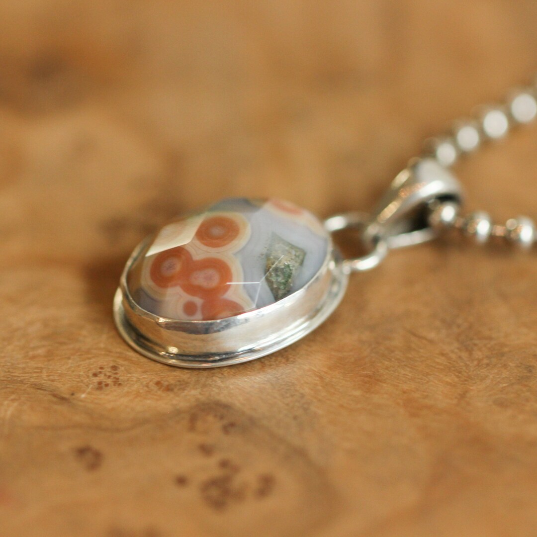 •SUEÑO• jasper + owl + gold necklace (18