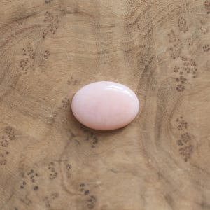 Sterling Silber Pink Opal Halskette - East West Anhänger - Wählen Sie Ihren Stein One