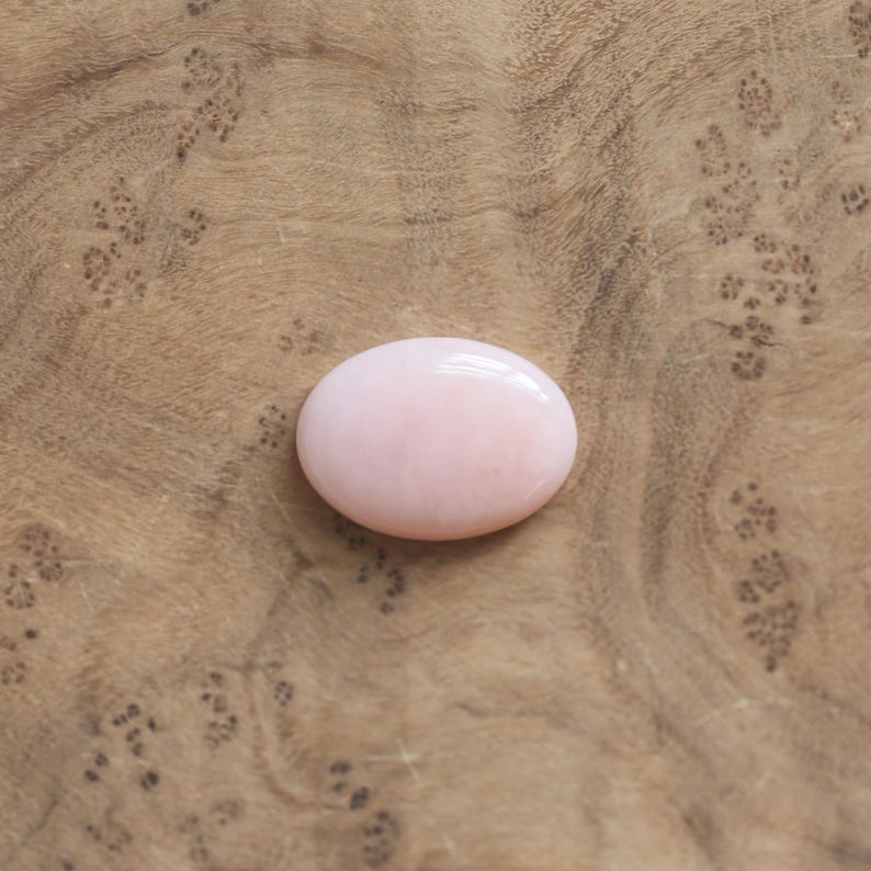 Sterling Silber Pink Opal Halskette - East West Anhänger - Wählen Sie Ihren Stein One