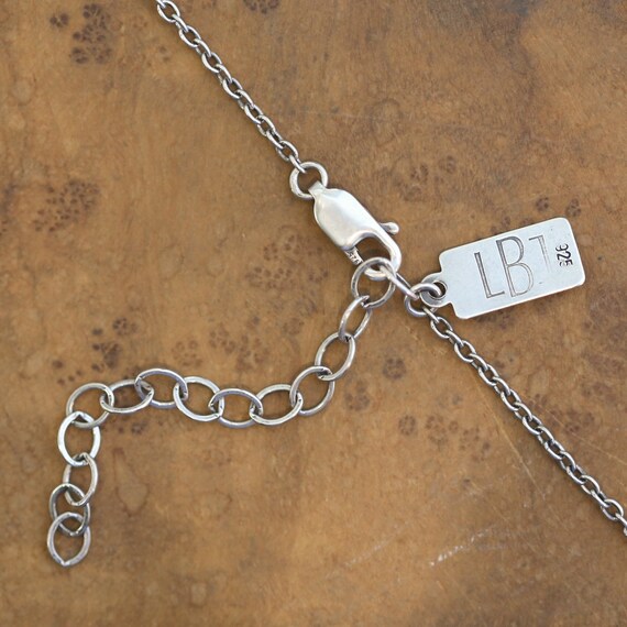 Pendentif En Argent 925 Avec Agate Dendritique Naturelle - Fait Main, Longueur 2.25 Pouces - Pièce Unique #P08918