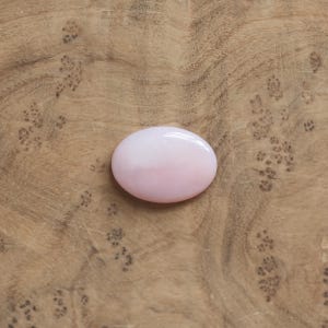 Sterling Silber Pink Opal Halskette - East West Anhänger - Wählen Sie Ihren Stein Five