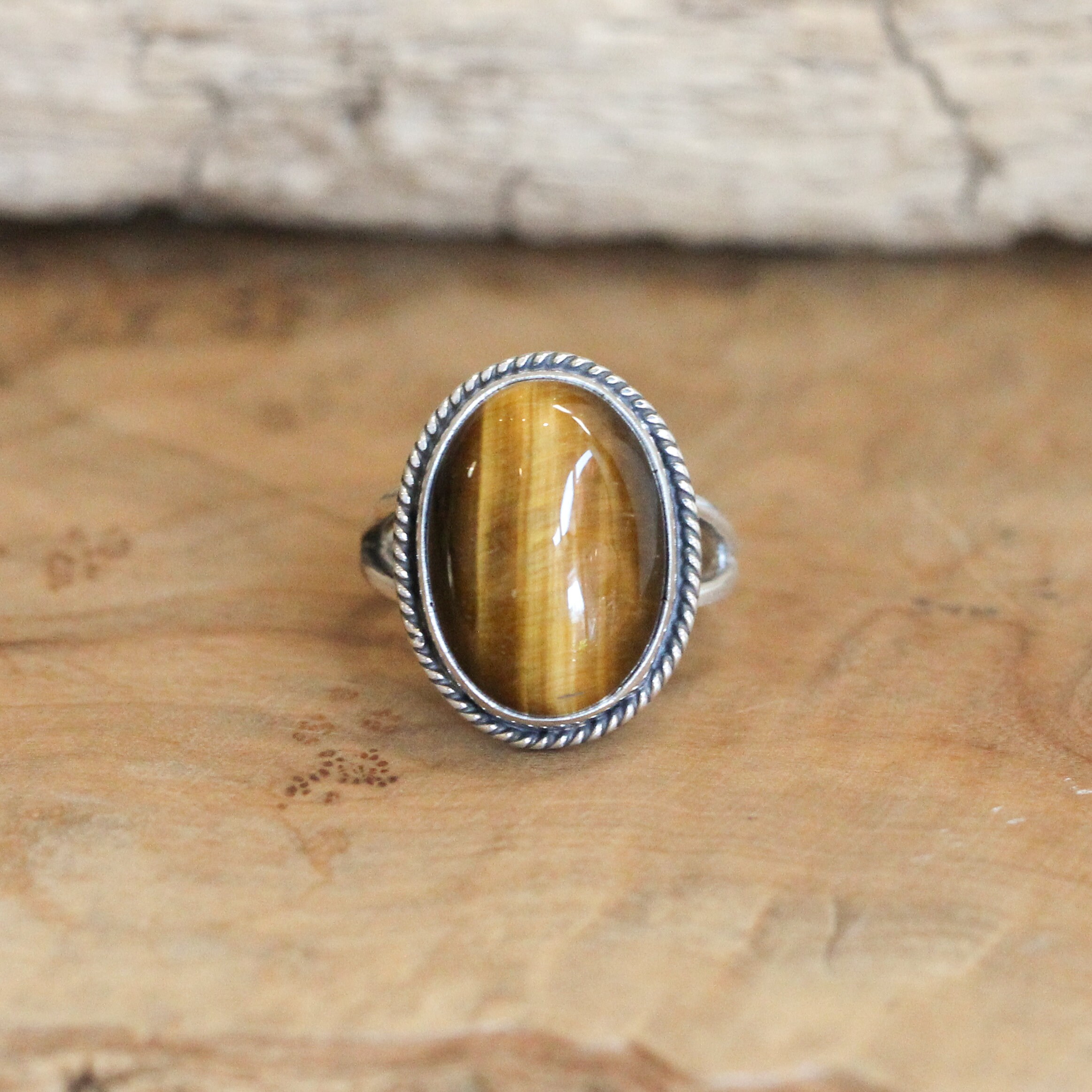 WACKO MARIA TIGER'S EYE SIGNET RING – NCNR WEB STORE