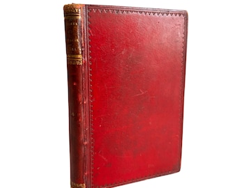 1837 Corinne ou l'Italie: Antik läderbunden fransk roman, volym 4