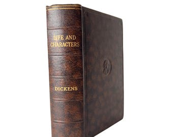 Charles Dickens liv och karaktärer av H C Dent, 1900-talets Odhams Press, illustrerad