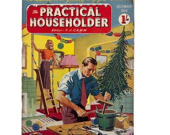 Den praktiske husägaren dec 1955, Vintage Magazine