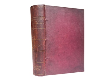 1873 Annals of The Queen's College Birmingham, nytryck av adresser, vol. 1, William Sands Cox F.R.S.