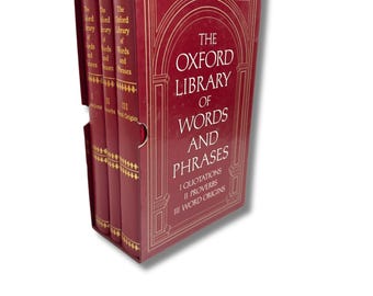 1992 Oxfordbiblioteket för ord och fraser Vol. I Vol. II Vol. III