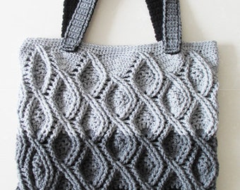 Lacy Tote Bag Crochet Pattern