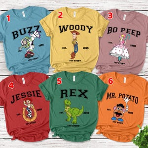 Disney Toy Story Group Shirt, Friends Shirt, Birthday Toy Story Shirt, Toy Story Group Shirt, Retro Toy Story Characters S-10042315