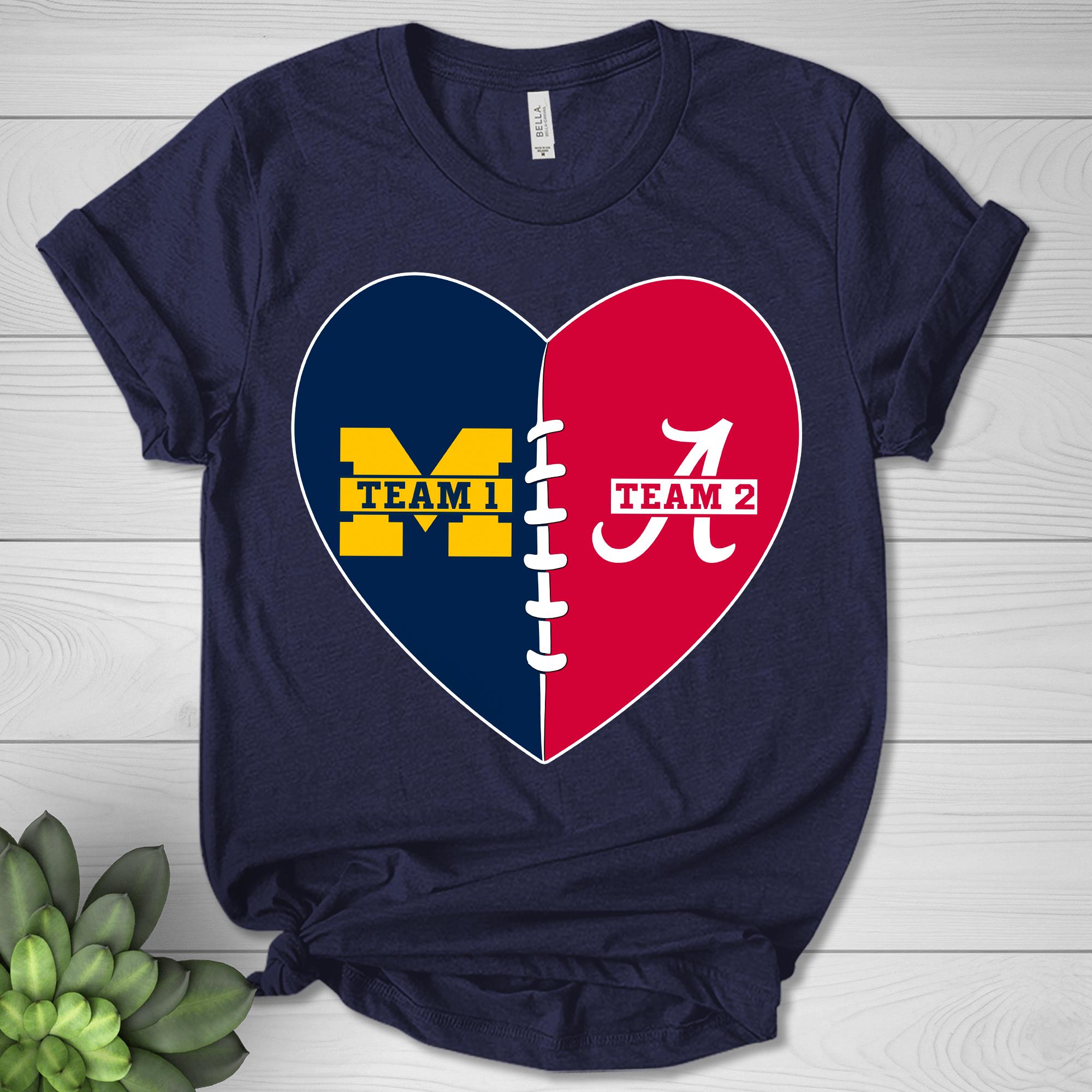 Custom House Divided T-shirts, Custom Any Team, Any College, Custom Trending Shirt,Custom Made any Sport team any college UNXC09