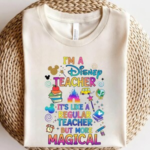 I&#39;m a Disney Teacher Shirt, Magical Teacher Shirt, Mickey shirts, Disney Teacher, Disney Vacation Shirt, Disney Teacher Vacation Shir UNZA14