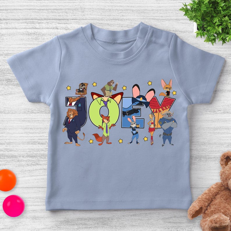 Disney Zootopia 2 Birthday Family Shirt/custom Zootopia 2 Shirt