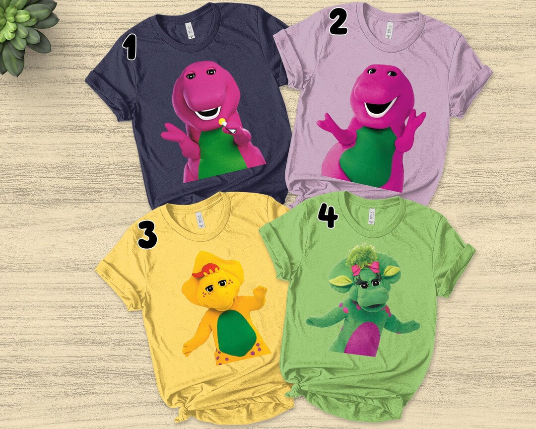Barney and Friends Birthday Shirt, Barney Birthday Shirt, Barney ...