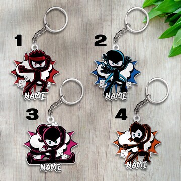 Custom Ninja Kidz keychain, Ninja Kidz Warrior keychain, Ninja Warrior, Custom Name, Ninja in Training UMAN01