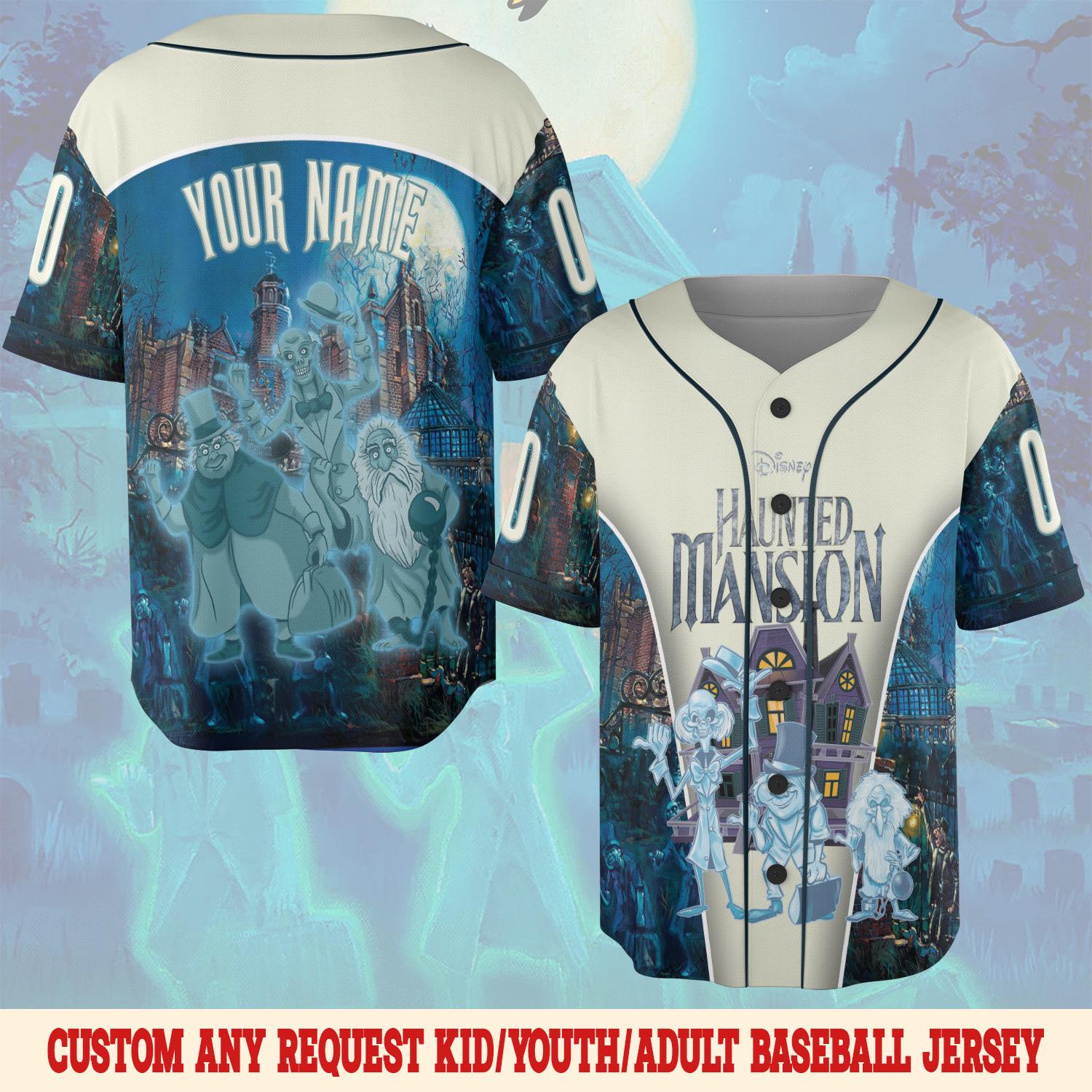 Discover Custom Haunted Mansion Baseball Jersey, Haunted Mansion Jersey Team