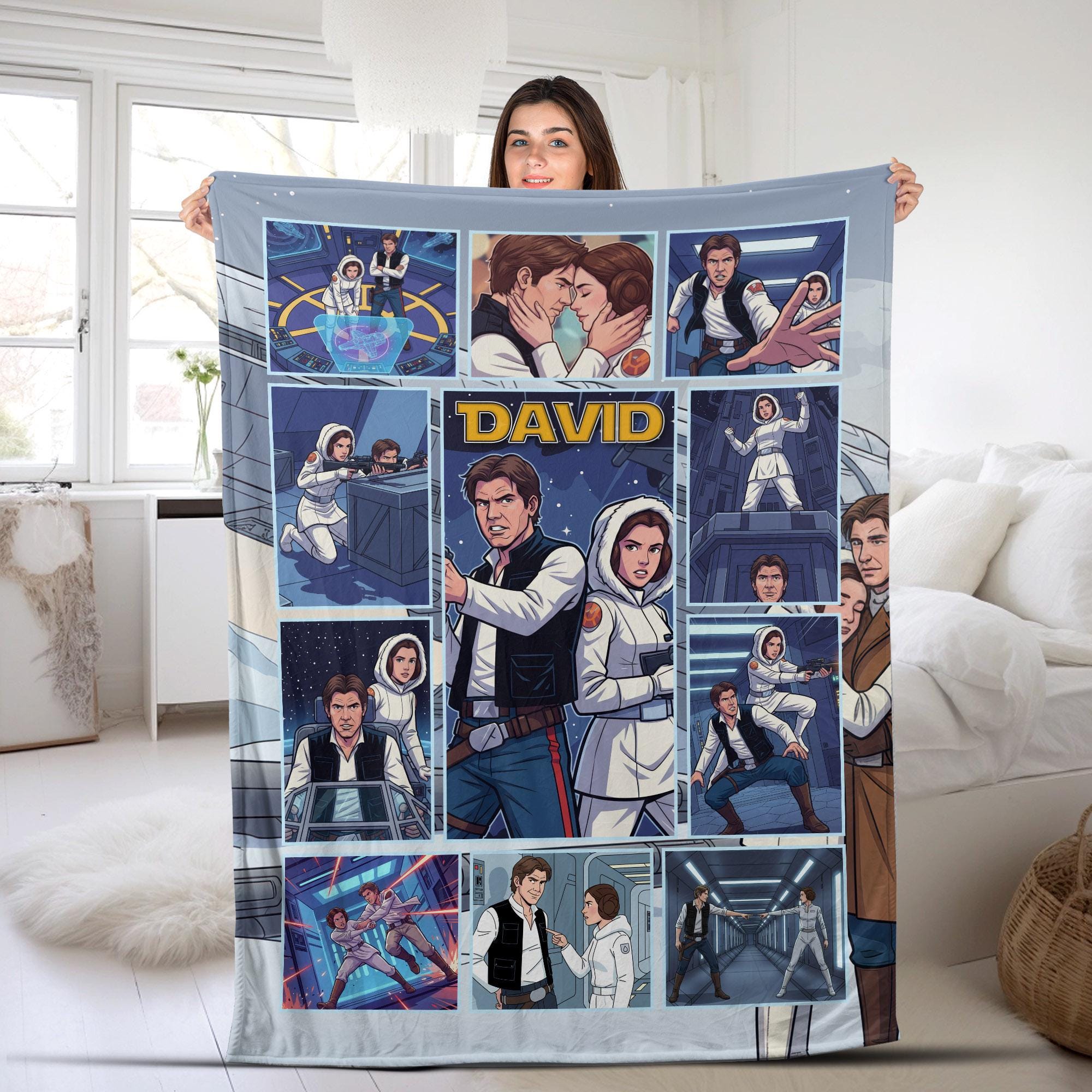 Princess Leia Blanket - Etsy