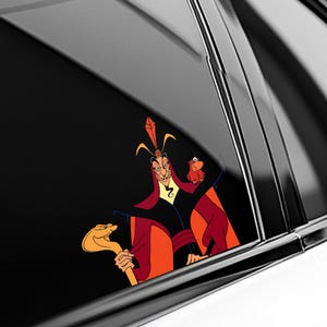 Aladdin Peeker Sticker, Disney Aladdin Peeking Vinyl Decal for Car, Laptop, Water Bottle, Waterproof Aladdin Sticker OHVO15