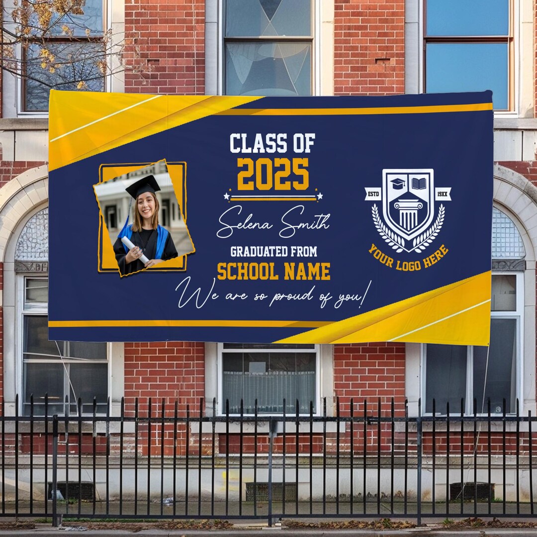Graduation Class of 2025 for High School Banner, Graduation 2025 Banner ...