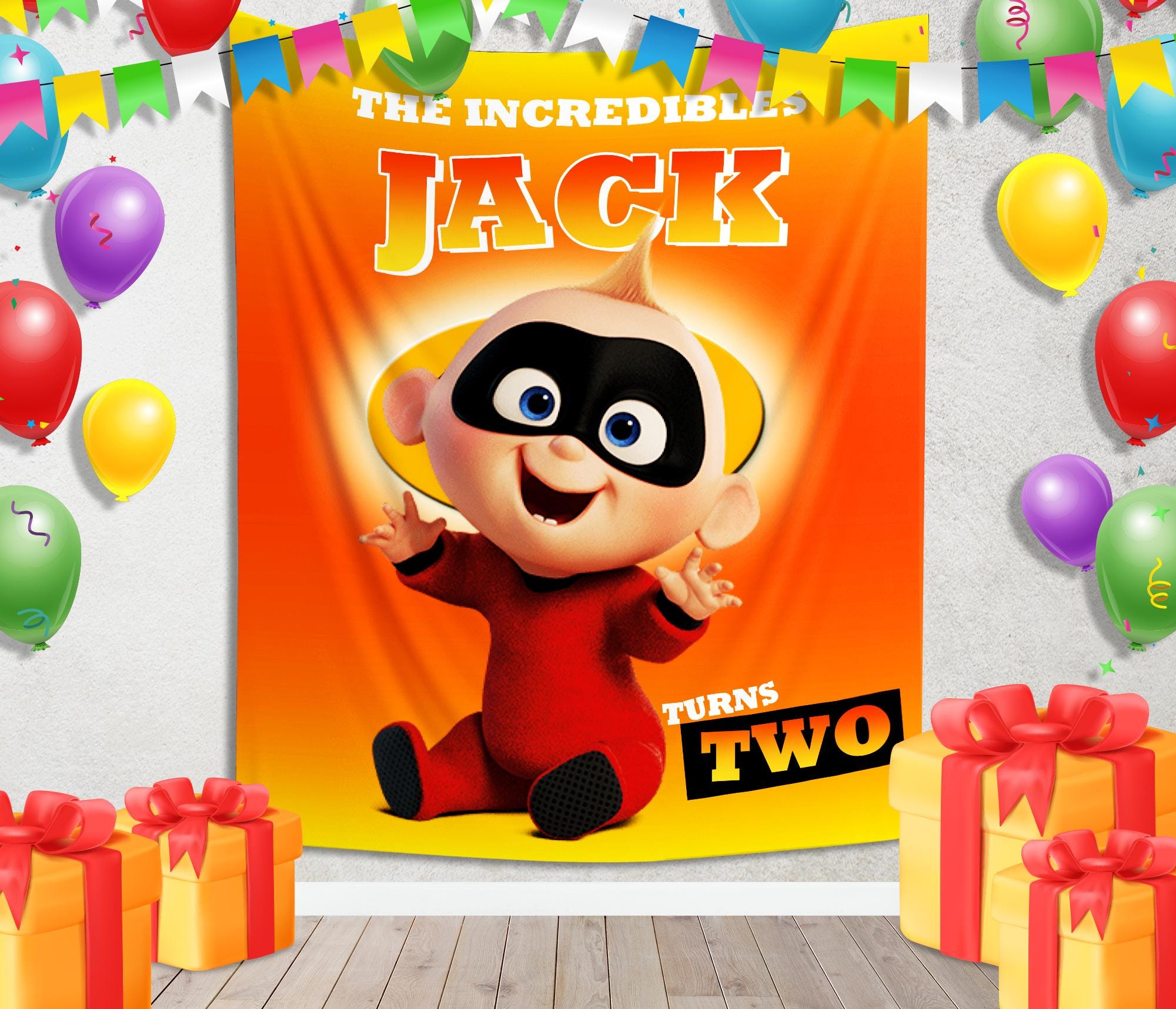 Incredibles Backdrop