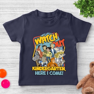 Wild Kratts Back to School Shirt/Wild Friends Cartoon School Tee/Personalized Chris & Martin Kratt Shirt/Wild Kratts Back to School OHT130