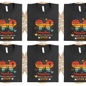Disney Best Friends Shirt, Happiest Besties On Earth T-Shirt,Disney Girls Trip Tee,Magic Kingdom Shirt, Disney Friends Matching Tee UNZX10-1