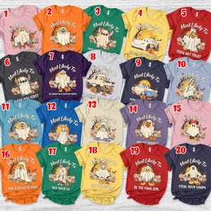 Disney Most Likely To Halloween Group Shirts/Disney Halloween Matching Shirts/Disney Vacation Most Likely To Shirt/Funny Disney Shirt OHUG12