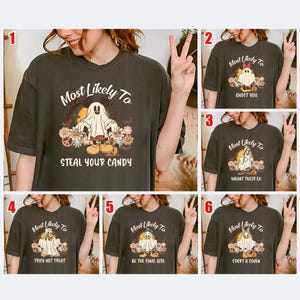 Disney Most Likely To Halloween Group Shirts/Disney Halloween Matching Shirts/Disney Vacation Most Likely To Shirt/Funny Disney Shirt OHUG12