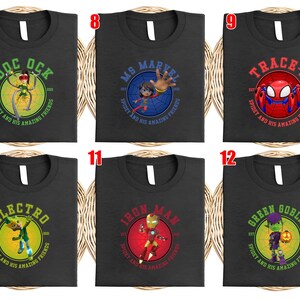 Spidey And His Amazing Friends Matching Group Shirt, Disney Comic, Spidey Birthday, Avengers Spidey Group Tees, Disneyland Tees UNY201