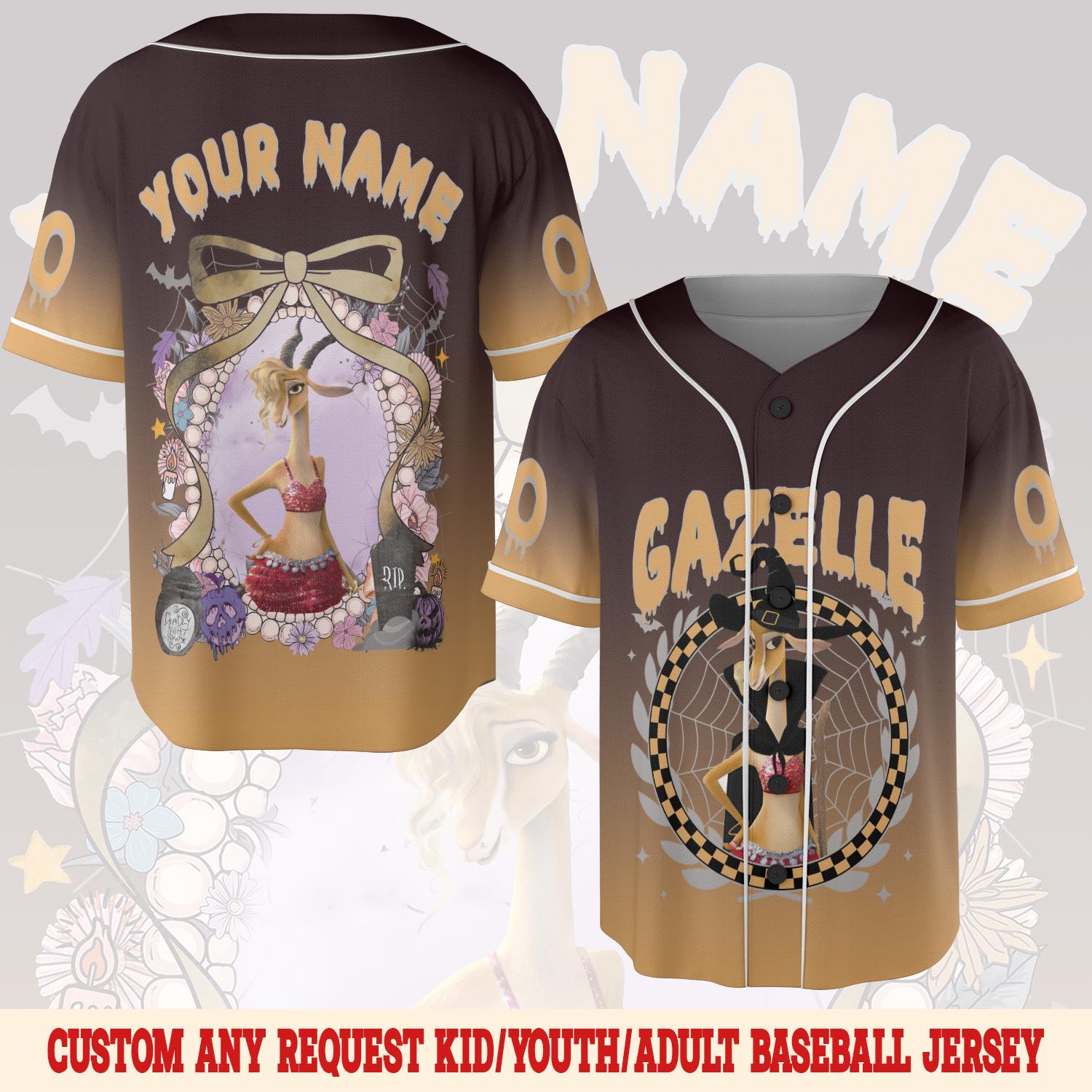 Discover Custom Disney Zootopia Character Baseball Jersey, Zootopia Halloween Jersey