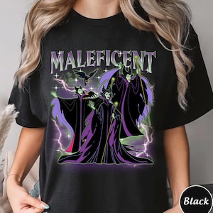 Disney Villains Characters Group Bootleg Retro Shirt/Evil Queen Hades Scar Maleficent/Good To Be Bad Tee/Disney Evil Friend 2025 Trip OHUN06