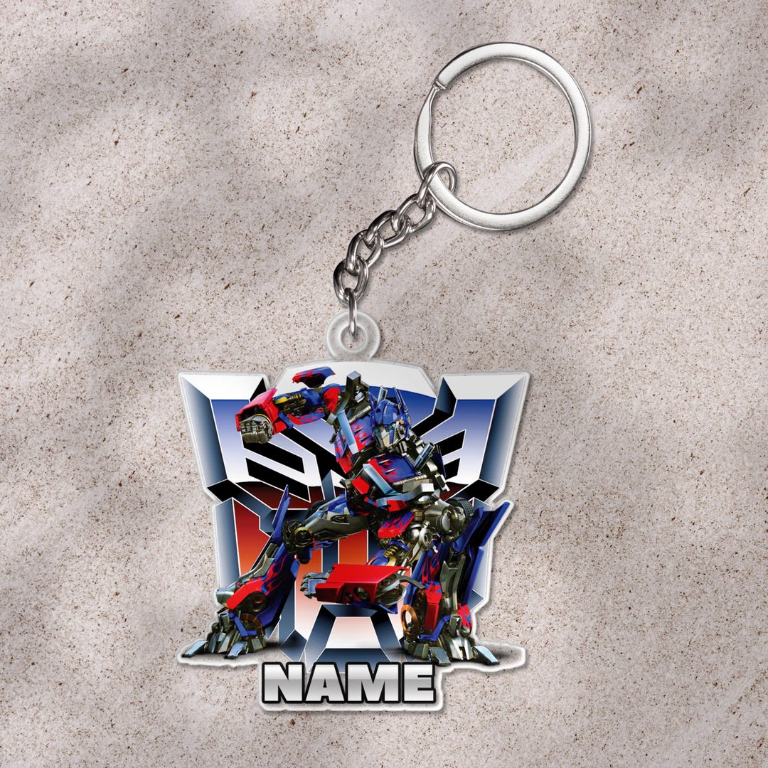 Transformer Shape Key Chain Personalized Transformer Christmas Keychains, Prime Inspired Keychain ...