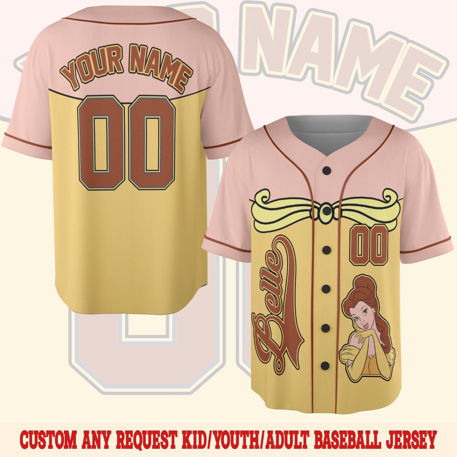 Discover Beauty And The Beast Cosplay Baseball Jersey, Disneybound Beast Baseball Jersey