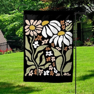 Subtle F*ck Trump Flowers Garden Flag, F*ck Trump Yard Banner, FDT Subtle Anti Trump Yard Sign, Democrat Gift, FDT Yard Sign AXEI02