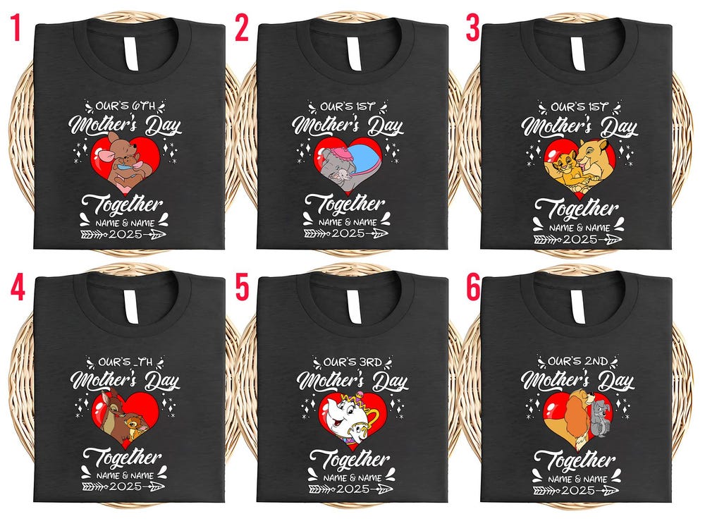 Disney Mother'S Day Shirt, Custom Mother'S Day Shirt, Disneyland Mom Giift For Mom, Mommy And Me Matching, Matching Mother'S Day Slu326 Teesummer