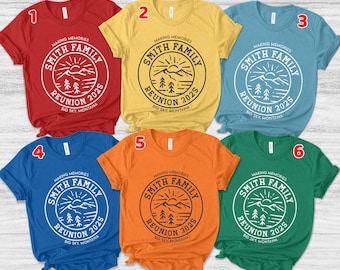 Vintage Custom Family Reunion Shir/Vacation Personalized Shirt/Family Camping Tee/Family Reunion Shirt/Personalized Camping Shirt OHOT12