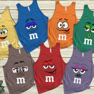 M&M Candies T Shirt, M And M Matching Family Shirt Group MM shirt halloween candy halloween costumes Halloween M M Family Shirt SE-22052311