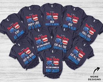 Personalized Most Likely To 4th Of July Matching Shirts/Fourth Of July Group Shirt/Funny Independence Day/America Party Family Gift OGSM22