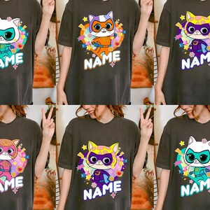 Superkitties CostumeShirt/Super Kitties Birthday Family Shirts/Hero Kitties Shirt/Custom Birthday Shirt/Super Kitties Birthday Shirt OHQ210