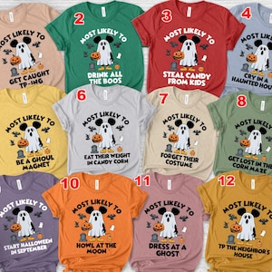 Disney Most Likely To Halloween Group Shirts/Disney Halloween Matching Shirts/Disney Vacation Most Likely To Shirt/Funny Disney Shirt OGVM09