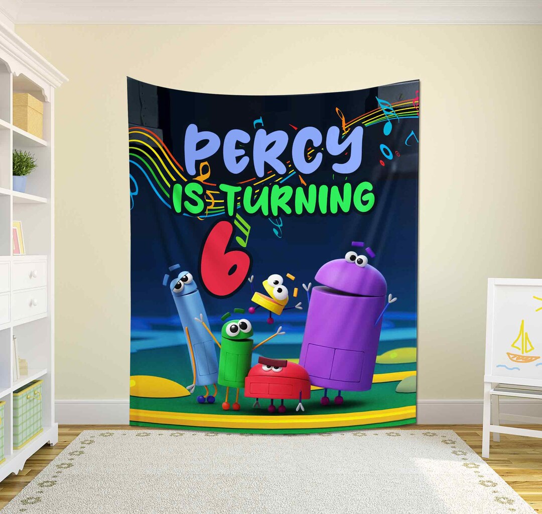 Storybots Birthday Backdrop/disney Storybots Birthday Banner/storybots ...