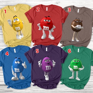M&M Candies Shirt, M And M Matching Family Shirt, Group MM Shirt, Halloween Candy Halloween Costumes, Halloween M M, Family Costume SHANN11