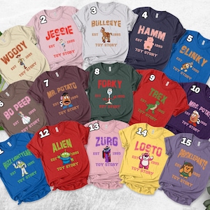Matching Family Toy Story Shirt, Family Disney Shirts, Woody, Buzz, Zurg, Rex,Bullseye,Slinky, Jessie,Toy Story Birthday,Disney World UMUH17