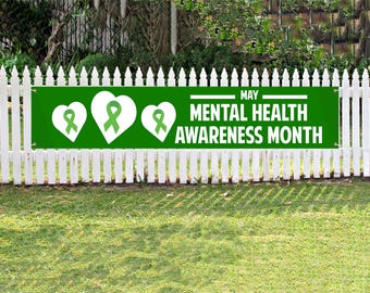 Mental Health Support Banner/May is Mental Health Awareness Month Banner Backdrop/Mental Health Awareness Month Backdrop OGRG10