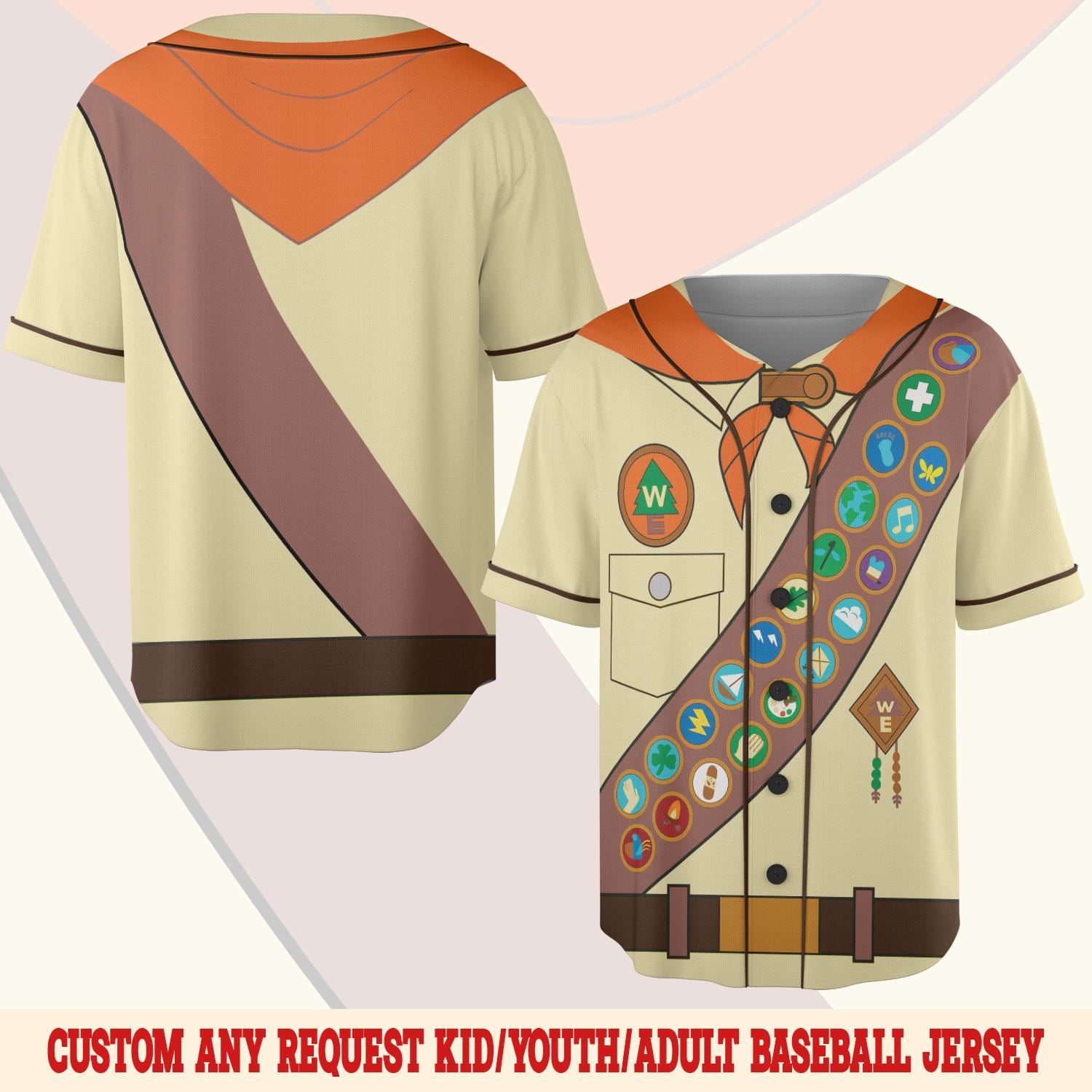 Discover Russell Up Movie Halloween Costume Baseball Jersey, Russell Up Halloween Costume